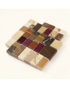 Milenza 9 '' X 10 '' Gel Peel & Stick Mosaic Tile (synthetic illustration; no displayed measurements)