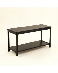 Olive Arc Narrow Outdoor Storage Bench - Black (synthetic illustration; no displayed measurements)