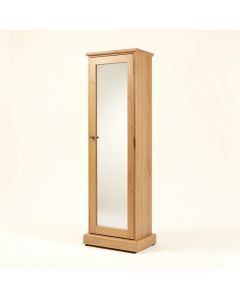 Lockable Jewelry Cabinet Armoire Standing Jewelry Holder Organizer (synthetic illustration; no displayed measurements)