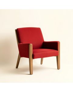 Red Chairs By Francis Augustine - Photograph Print (synthetic illustration; no displayed measurements)