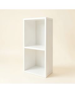 Fern Crossing Narrow Cubby Tower - White (synthetic illustration; no displayed measurements)