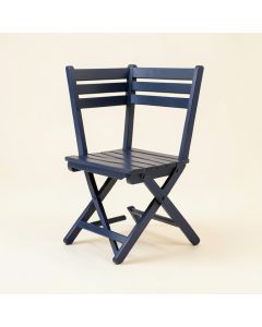 Moss Crossing Folding Outdoor Chair - Navy (synthetic illustration; no displayed measurements)