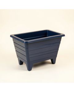 Summit Brook Empty Raised Planter - Navy (synthetic illustration; no displayed measurements)