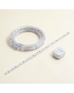 Fasesh 5M Rgb 3528 300 Led Smd Flexible Light Strip Lamp+44 Key Ir Remote Controller (synthetic illustration; no displayed measurements)