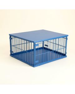 Ridge Dell Empty Furniture-Style Pet Crate - Blue (synthetic illustration; no displayed measurements)