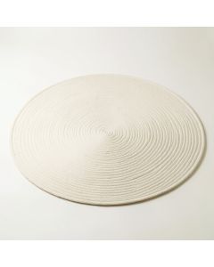 Moss Bluff Round Area Rug - Cream (synthetic illustration; no displayed measurements)
