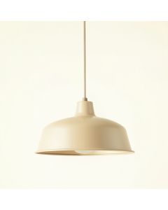 Spruce Crossing Pendant Light Suspended From One Plain Cable - Beige (synthetic illustration; no displayed measurements)