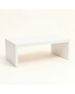 Maple Field Desktop Monitor Riser - White (synthetic illustration; no displayed measurements)