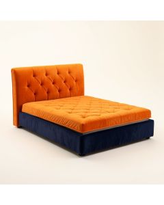 Tufted Upholstered Platform Bed (synthetic illustration; no displayed measurements)
