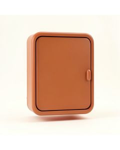 Field Crossing Wall-Mounted Laundry Cabinet - Terracotta (synthetic illustration; no displayed measurements)