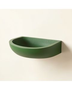 Olive Bend Wall-Mounted Cat Perch - Green (synthetic illustration; no displayed measurements)