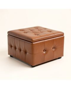 Upholstered Tufted Storage Ottoman (synthetic illustration; no displayed measurements)