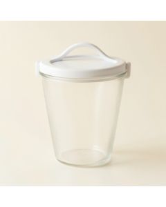 Lake Bend Storage Canister With Lid - White (synthetic illustration; no displayed measurements)