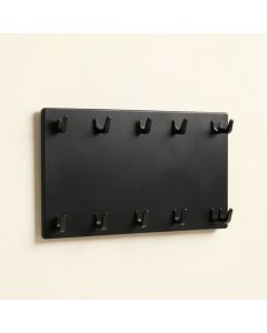 Elm Canyon Empty Wall-Mounted Tool Organizer Panel - Black (synthetic illustration; no displayed measurements)