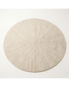 Glen Crest Round Area Rug - Beige (synthetic illustration; no displayed measurements)