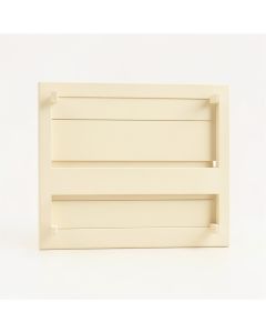 Cedar Dell Empty Wall-Mounted Tool Organizer Panel - Cream (synthetic illustration; no displayed measurements)