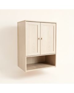 Willow Bend Wall-Mounted Laundry Cabinet - Beige (synthetic illustration; no displayed measurements)