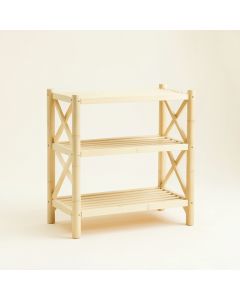 Lake Crest Empty Seed-Starting Shelving Unit Without Lights - Cream (synthetic illustration; no displayed measurements)