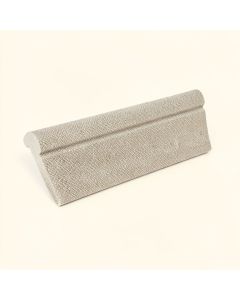 Fabrique 12 '' X 3 '' Porcelain Bullnose Tile Trim In Brun Linen (synthetic illustration; no displayed measurements)