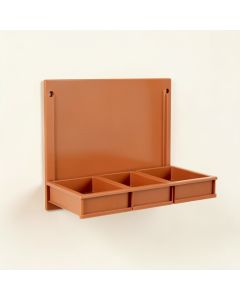Birch Arc Empty Wall-Mounted Tool Organizer Panel (synthetic illustration; no displayed measurements)
