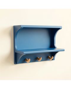 Stone Crossing Wall-Mounted Entryway Organizer Shelf - Blue (synthetic illustration; no displayed measurements)