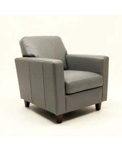 Nataniel Upholstered Parsons Chair In Gray (synthetic illustration; no displayed measurements)