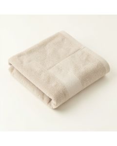 Cedar Bridge Bath Towel - Beige (synthetic illustration; no displayed measurements)