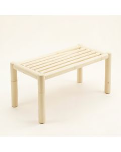 Dune Brook Indoor Bench - Cream (synthetic illustration; no displayed measurements)