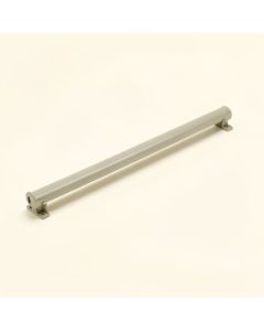 Metrico Adjustable Drapery Single Curtain Rod (synthetic illustration; no displayed measurements)