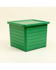 Lake Canyon Closed Outdoor Storage Box - Green (synthetic illustration; no displayed measurements)