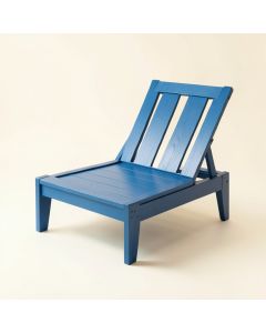 Dune Crest Outdoor Lounge Chair - Blue (synthetic illustration; no displayed measurements)