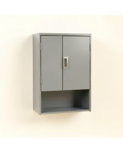 Hill Bend Wall-Mounted Laundry Cabinet - Gray (synthetic illustration; no displayed measurements)