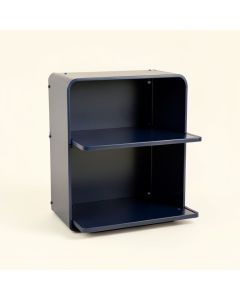 Clay Arc Empty Mug-Storage Cabinet Insert (synthetic illustration; no displayed measurements)