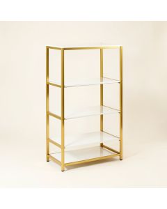 Donavan 72 '' H X 38.5 '' W Steel Etagere Bookcase (synthetic illustration; no displayed measurements)