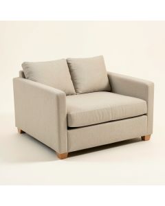Jovita 54 '' Linen Square Arm Sofa Bed (synthetic illustration; no displayed measurements)