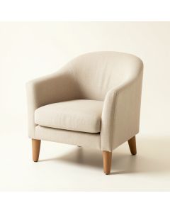 Birch Crossing Upholstered Armchair - Beige (synthetic illustration; no displayed measurements)