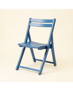Harbor Bridge Folding Outdoor Chair - Blue (synthetic illustration; no displayed measurements)