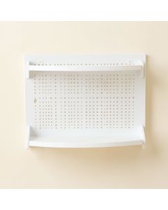 Olive Arc Empty Wall-Mounted Tool Organizer Panel (synthetic illustration; no displayed measurements)