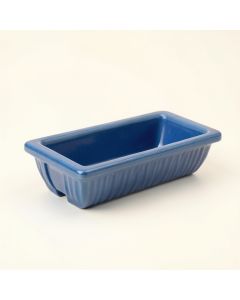 Oak Brook Empty Railing Planter With Integral Brackets - Blue (synthetic illustration; no displayed measurements)