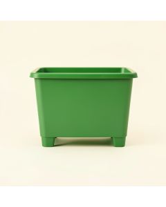 Shore Arc Empty Raised Planter - Green (synthetic illustration; no displayed measurements)