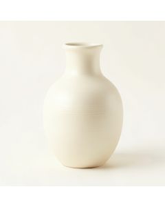 Lake Canyon Empty Decorative Vase - Cream (synthetic illustration; no displayed measurements)