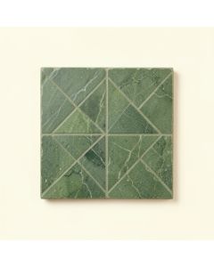 Cove Crest Uninstalled Square Decorative Tile - Green (synthetic illustration; no displayed measurements)
