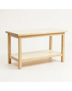 Cove Dell Empty Workshop Workbench - Cream (synthetic illustration; no displayed measurements)