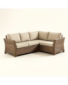 Amichai Outdoor 3 Piece Rattan Sofa Seating Group Set With Cushions (synthetic illustration; no displayed measurements)