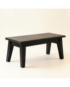 Sage Edge Indoor Bench - Black (synthetic illustration; no displayed measurements)