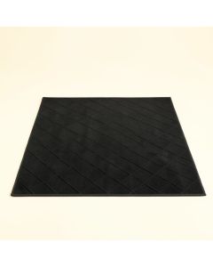 Linden Arc Rectangular Area Rug - Black (synthetic illustration; no displayed measurements)