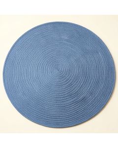 Brook Bridge Round Area Rug - Blue (synthetic illustration; no displayed measurements)