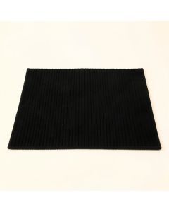 Fern Bluff Bath Mat - Black (synthetic illustration; no displayed measurements)