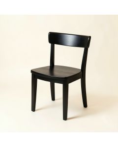 Holly Bluff Small Chair - Black (synthetic illustration; no displayed measurements)