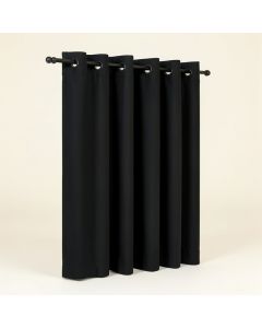 Siple Solid Blackout Thermal Insulated Grommet Single Curtain Panel (synthetic illustration; no displayed measurements)